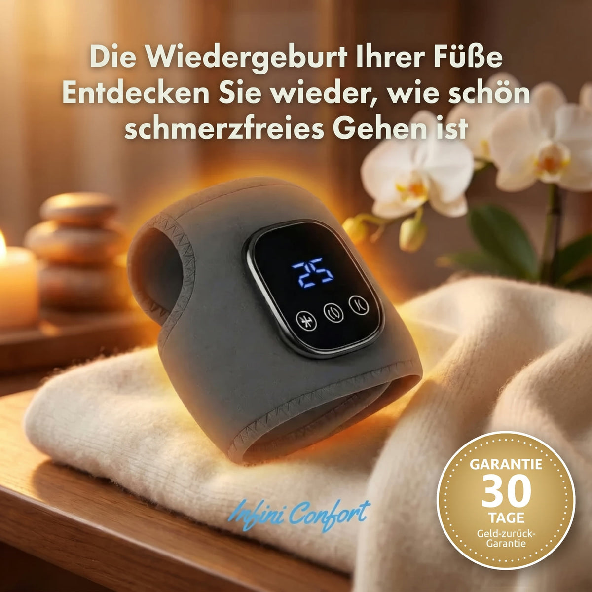 InfiniConfort ThermoMasseur – 30 Tage Garantie